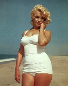Marilyn Monroe, often reported to have worn anywhere from a size 12 to a size 16, would probably be about a size 4 by today's standards.