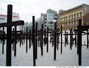 The Crosses Recognize Victims of the Border System in Berlin